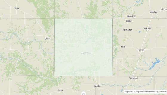 Map preview of Stonewall County, TX - Housing Vacancy Rate