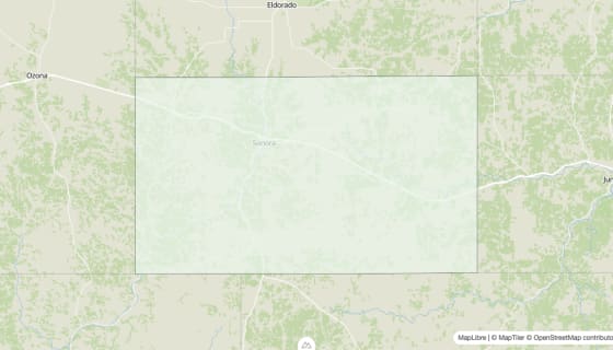 Map preview of Sutton County, TX - Housing Vacancy Rate