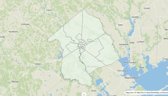 Map preview of Victoria County, TX - Housing Vacancy Rate