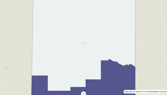 Map preview of Yoakum County, TX - Median Home Value