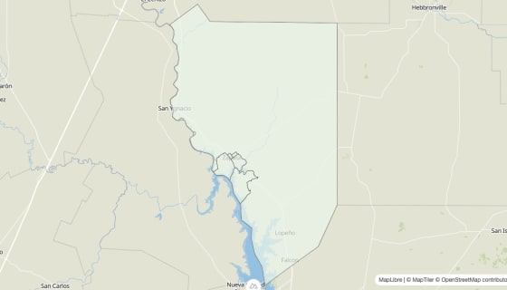 Map preview of Zapata County, TX - Housing Vacancy Rate