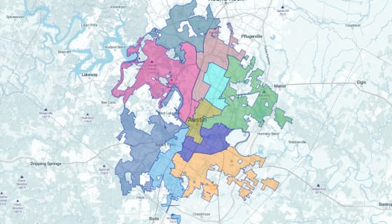 Map preview of Austin_Council_Districts