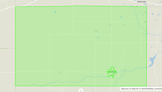 Map preview of Deaf Smith 
  County, TX - Census Tracts