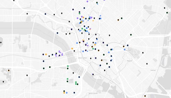 Map preview of DFW Development Activity (2023+) — NCTCOG