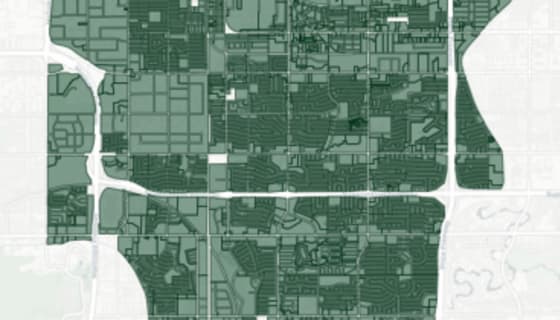 Map preview of Farmers Branch, TX — Zoning