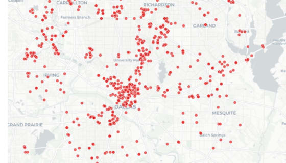 Map preview of Dallas County Apartments (831)