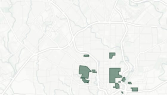 Map preview of San Antonio Historic Districts