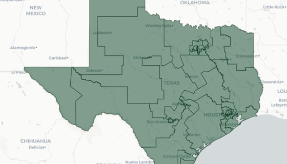 Map preview of Texas Senate Vote — SB 15 (29-2)