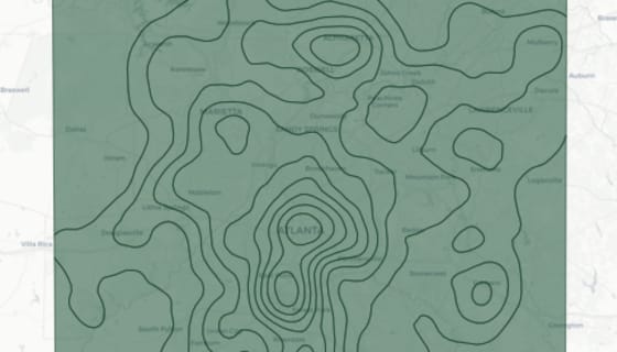 Map preview of Atlanta Fire Stations