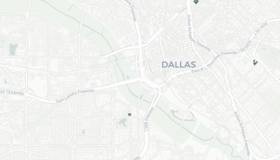 Map preview of Dallas — Height Map Overlay