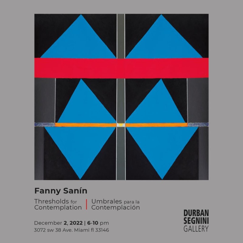Fanny Sanin: Thresholds For Contemplation