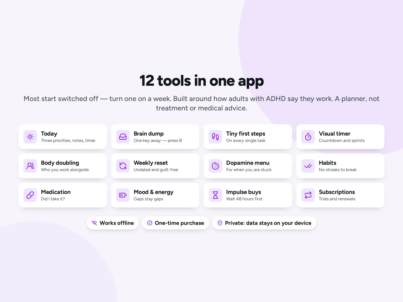 12 tools in one app