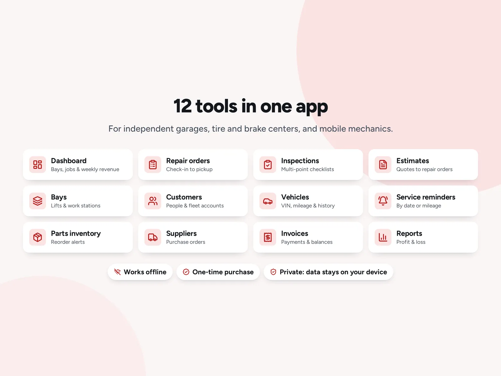 12 tools in one app