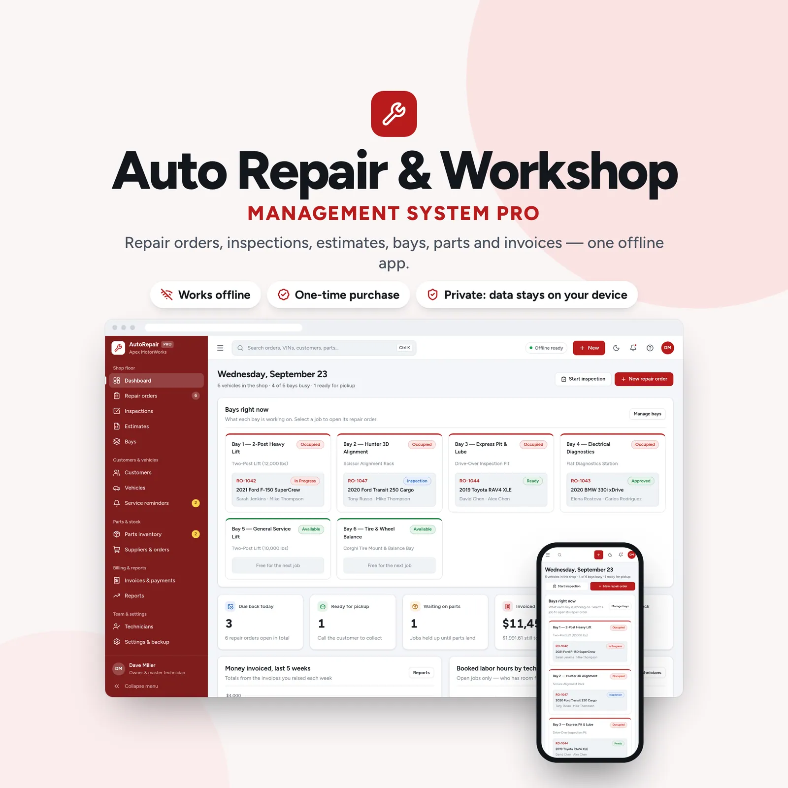 Auto Repair & Workshop Management System: cover