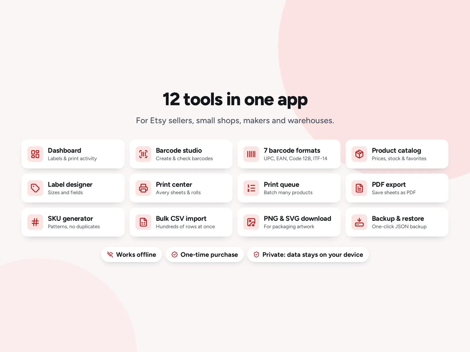 12 tools in one app