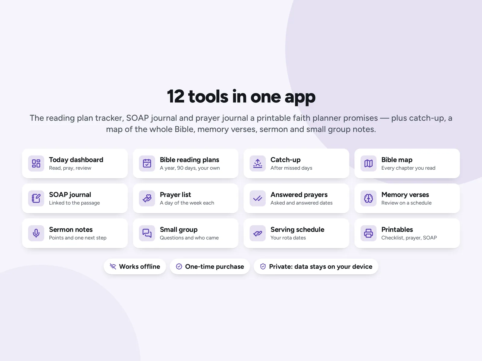 12 tools in one app