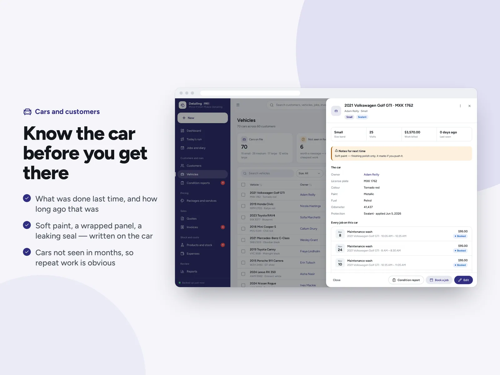 Know the car before you get there