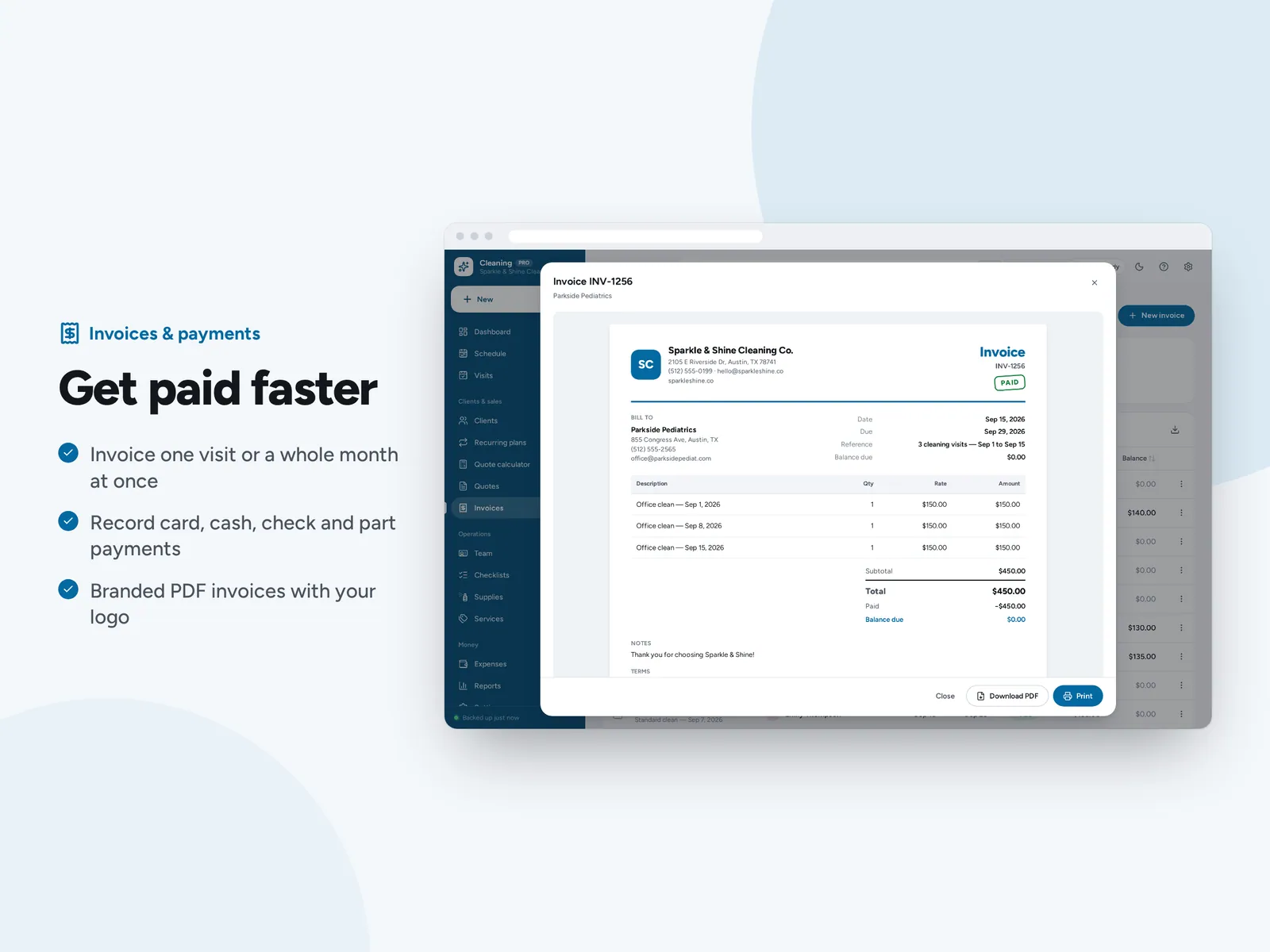 Get paid faster