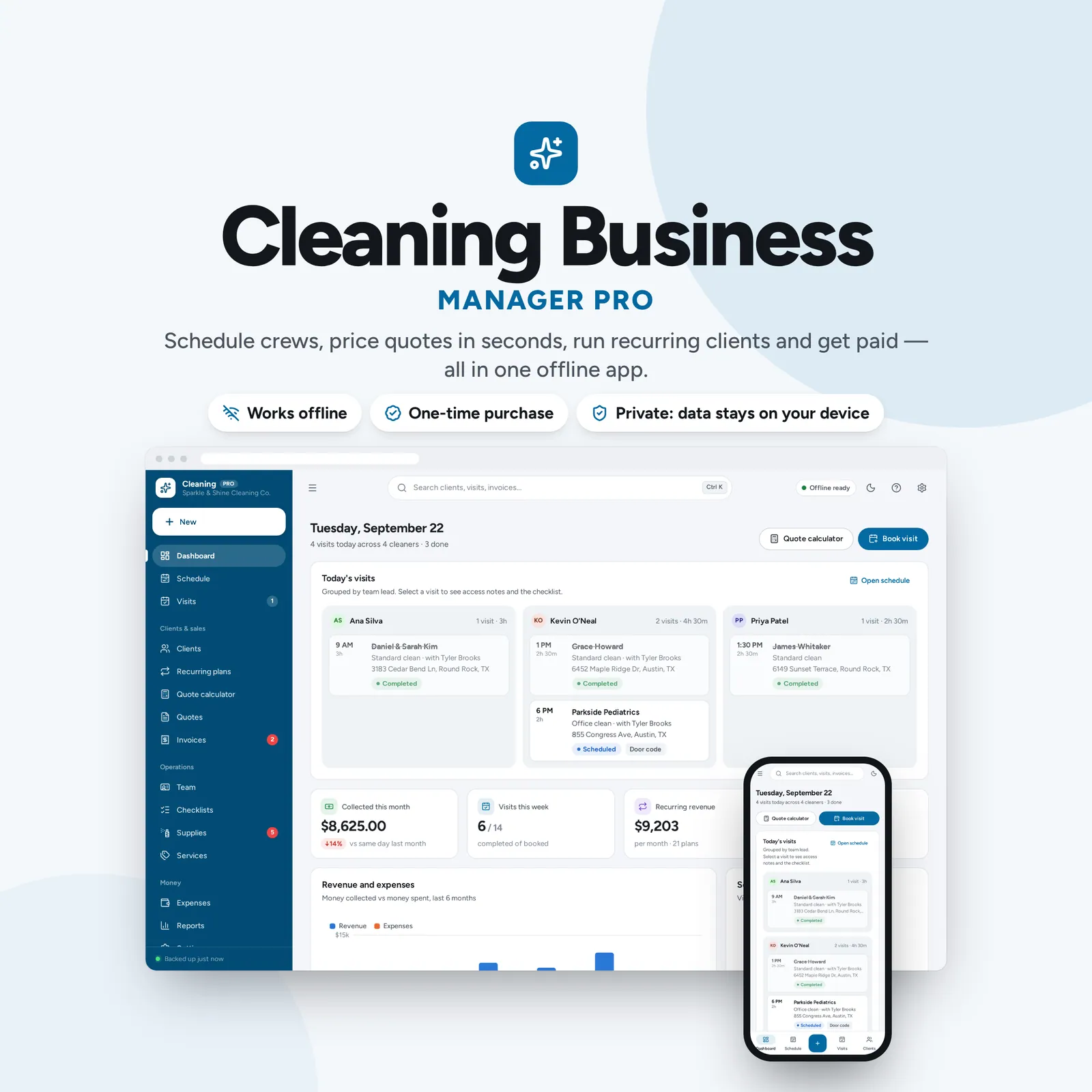 Cleaning Business Manager: cover