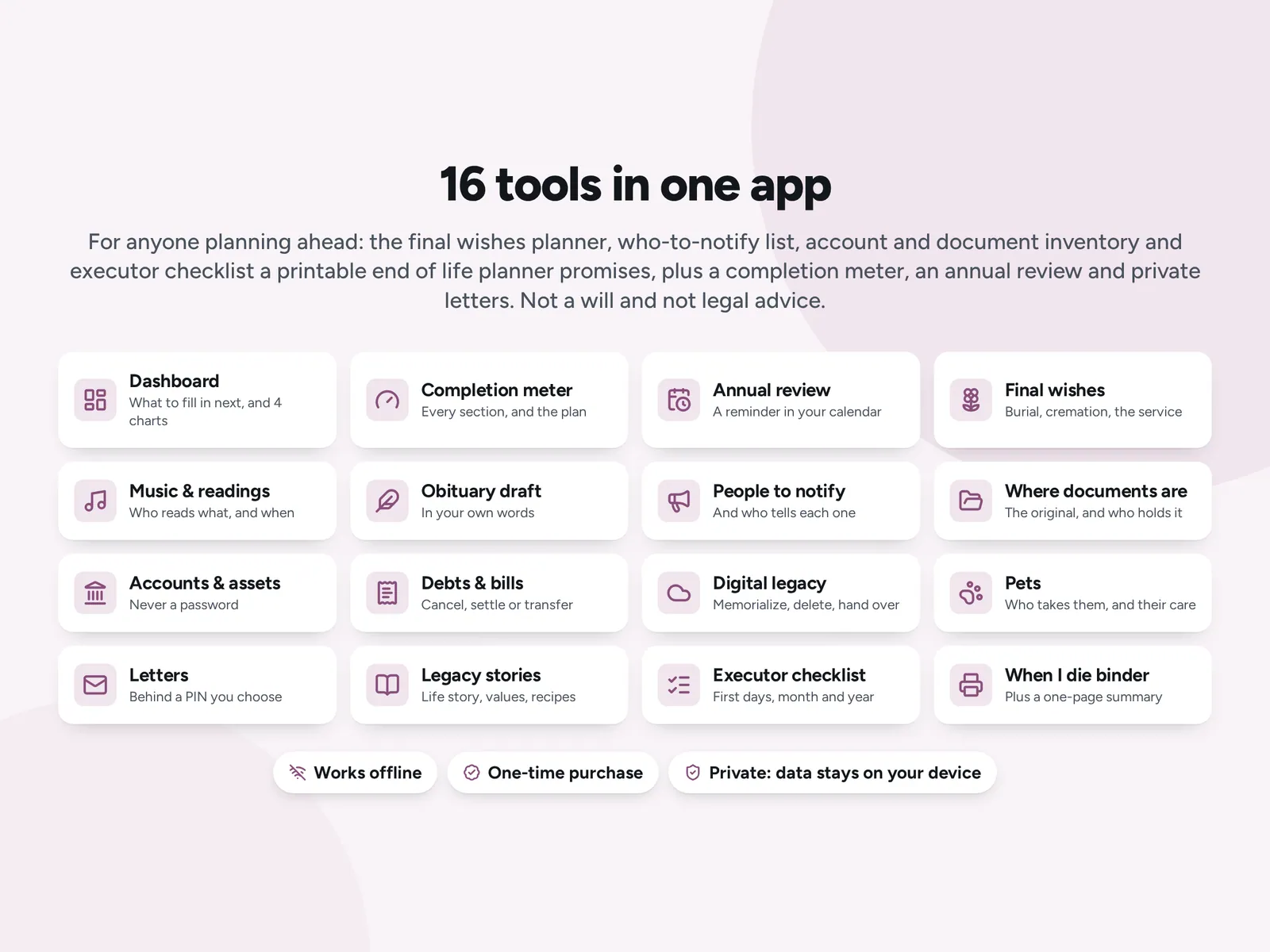 16 tools in one app