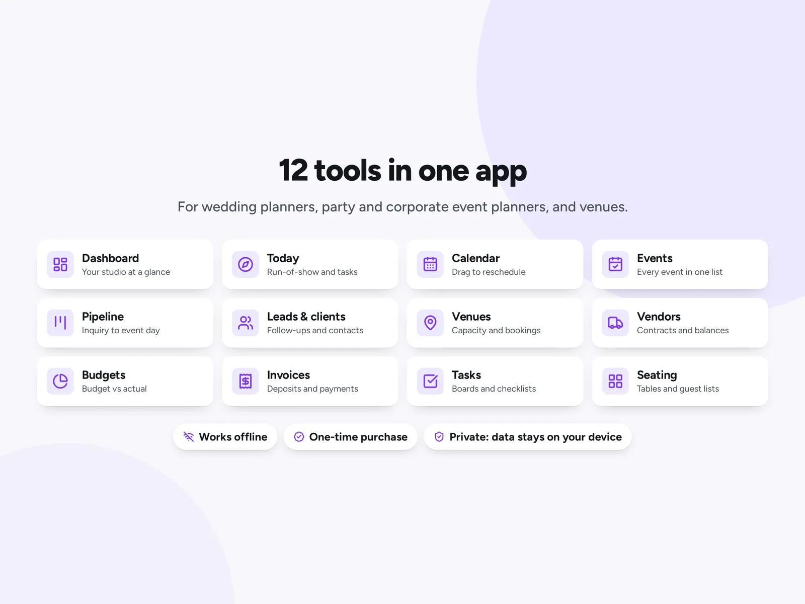 12 tools in one app