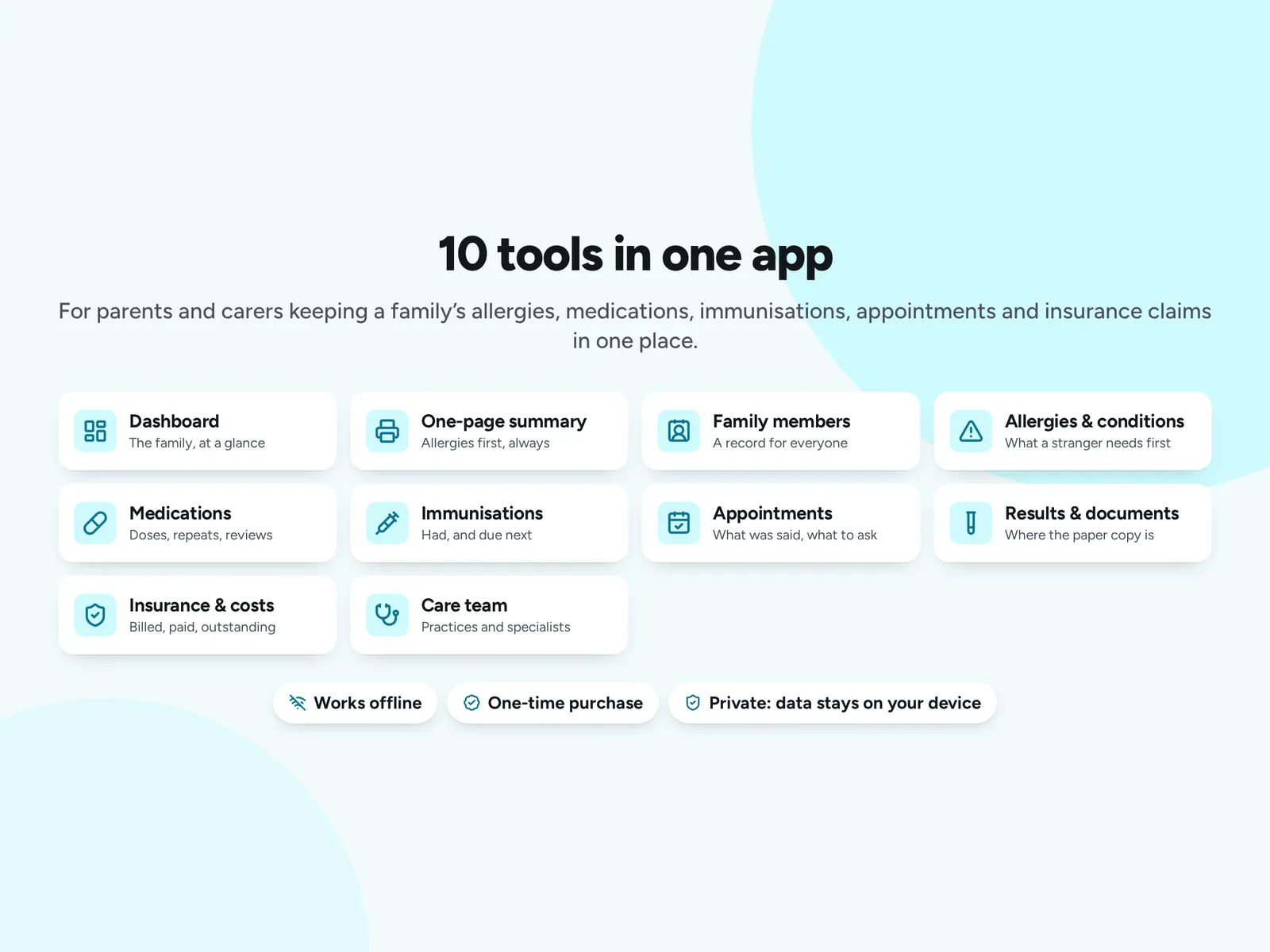10 tools in one app