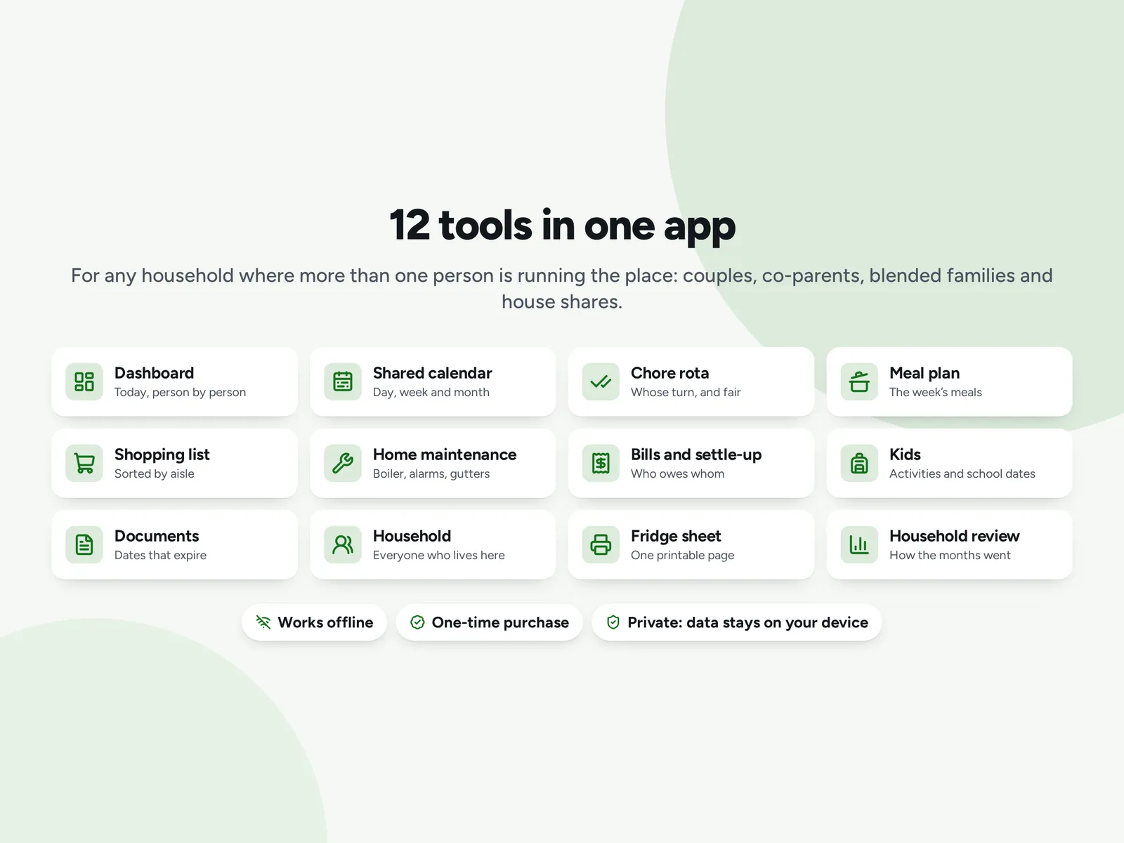12 tools in one app