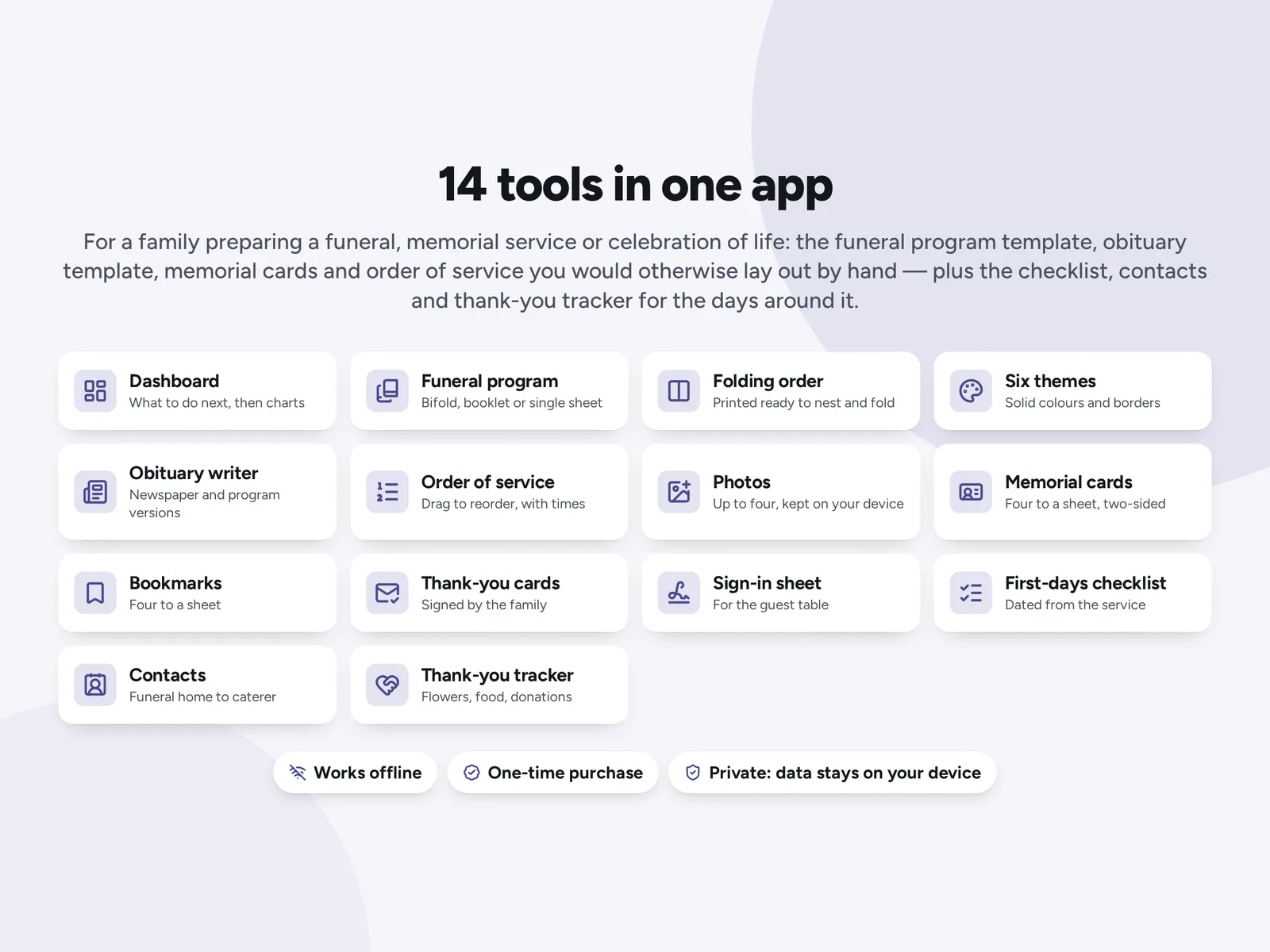 14 tools in one app