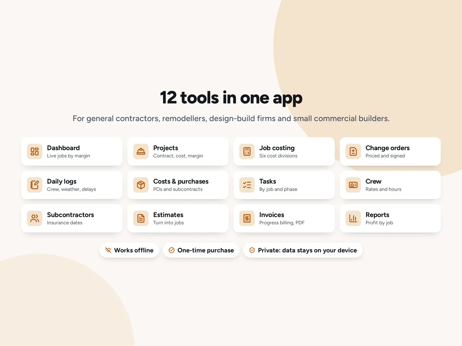 12 tools in one app
