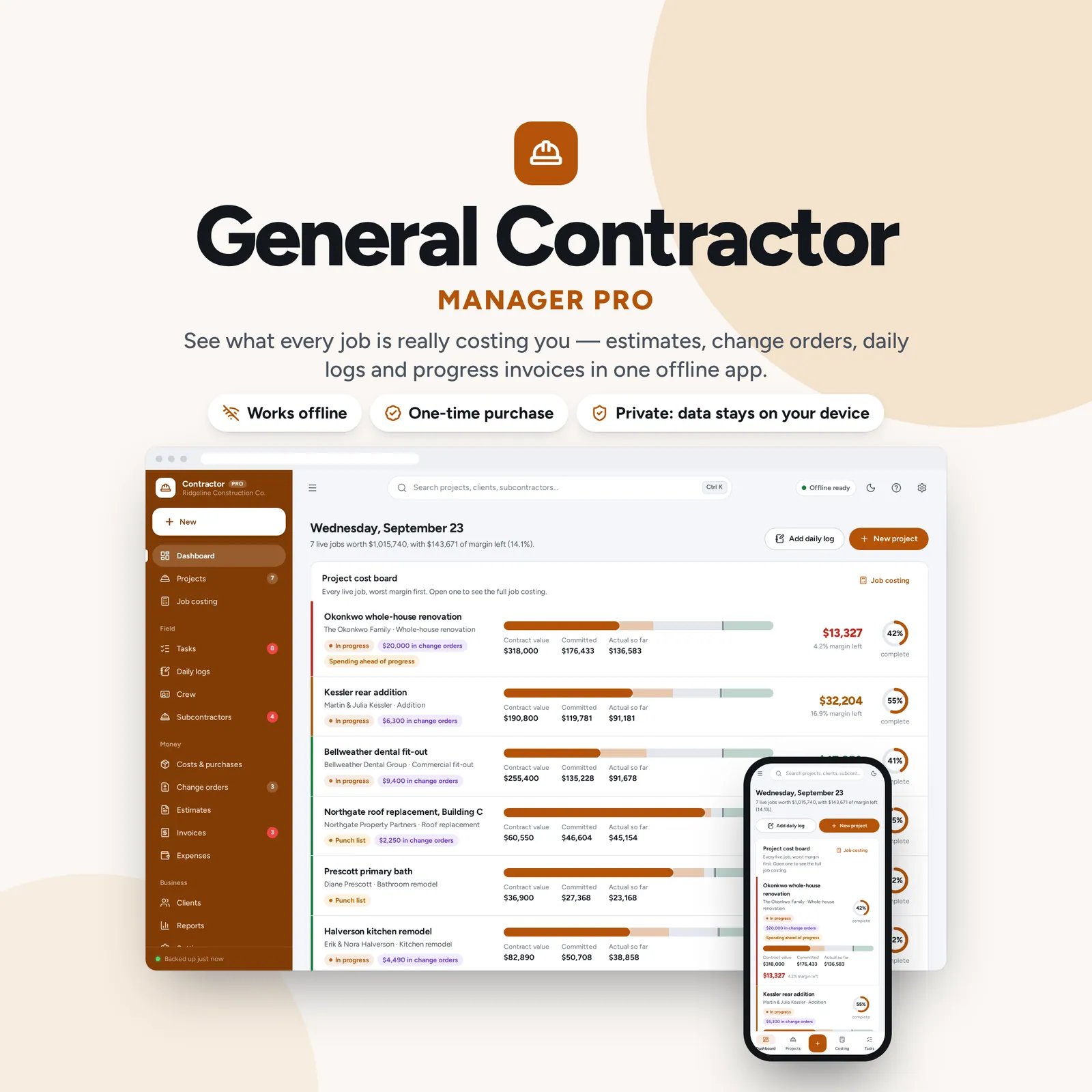 General Contractor Manager: cover