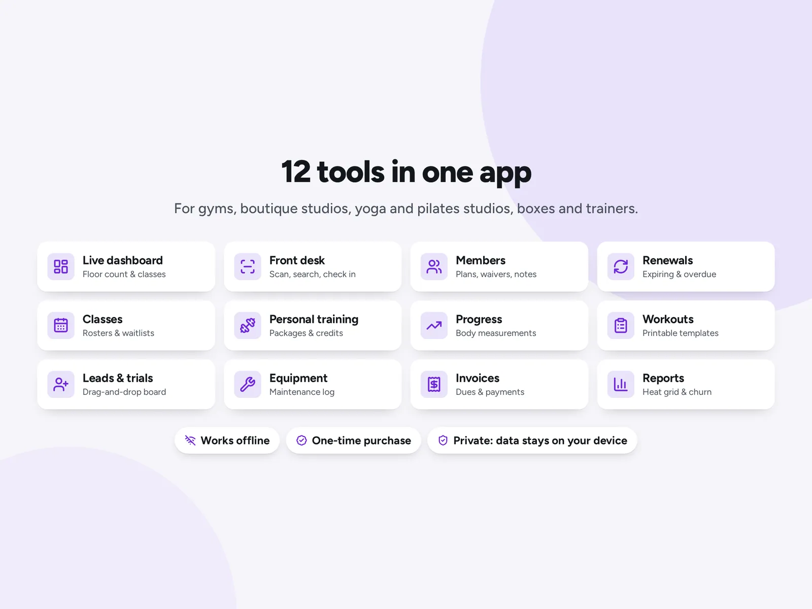 12 tools in one app