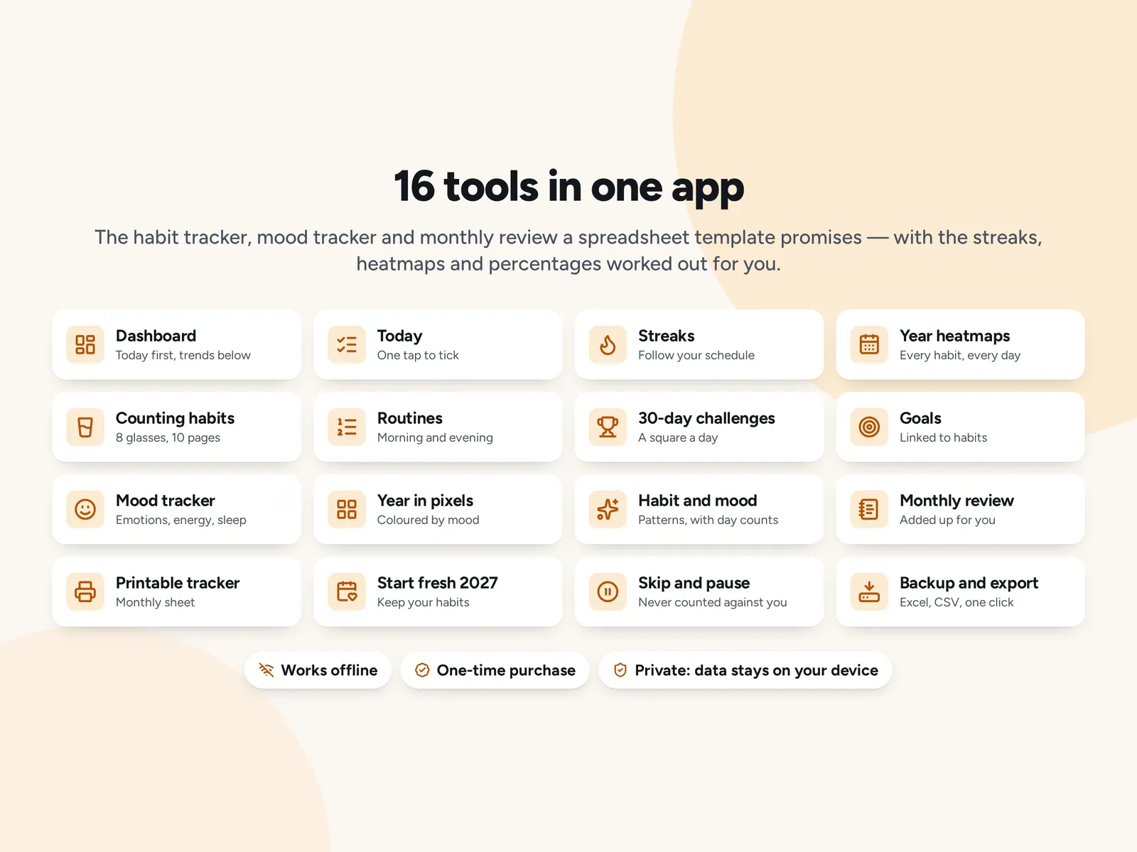 16 tools in one app