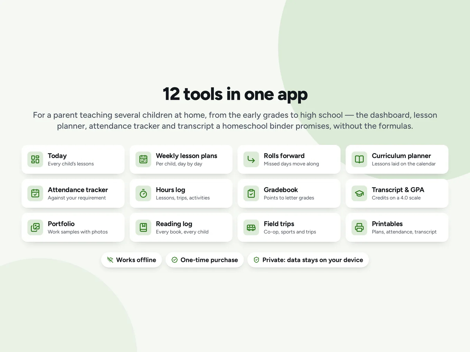 12 tools in one app