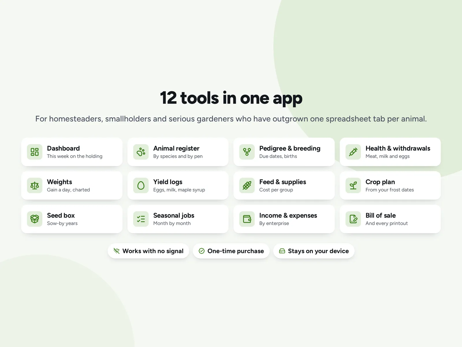 12 tools in one app