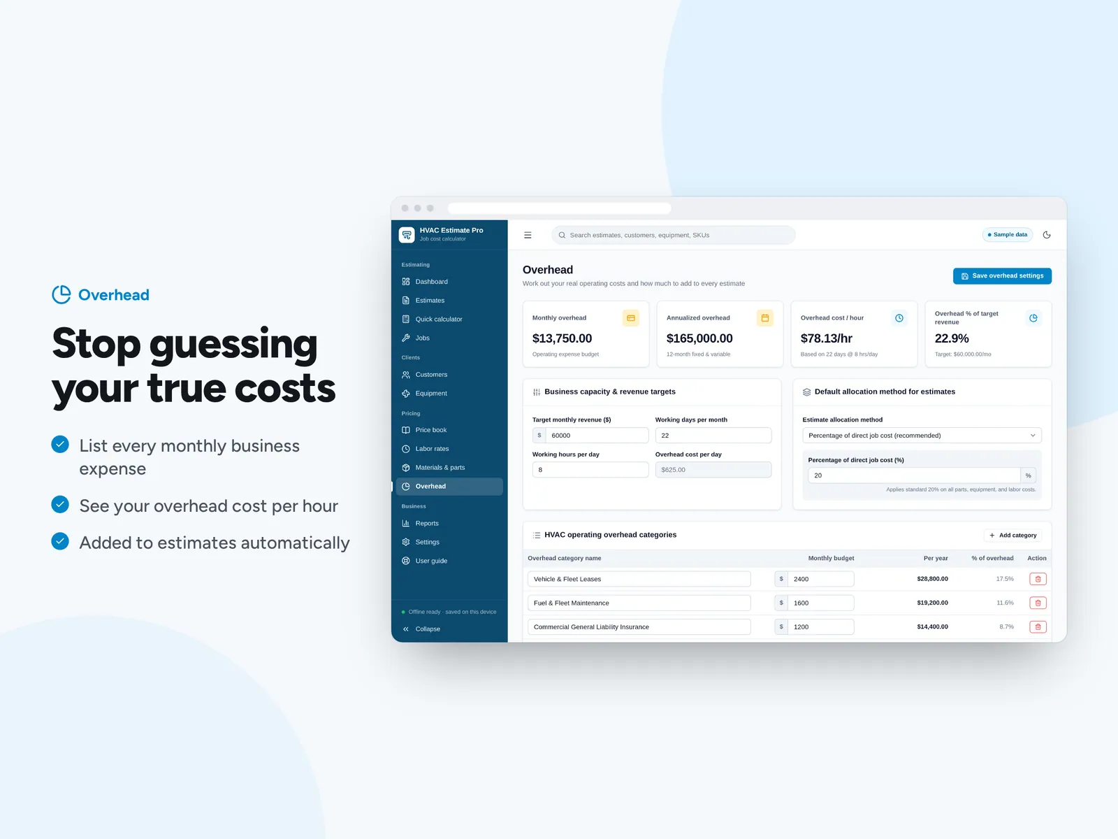 Stop guessing your true costs