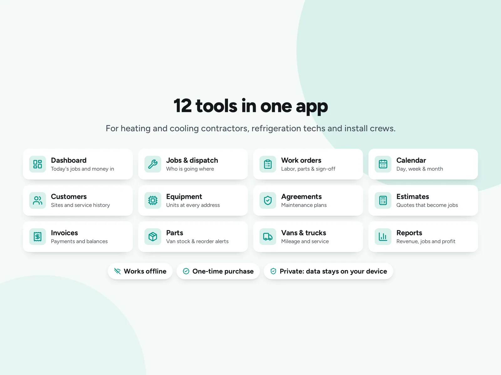 12 tools in one app