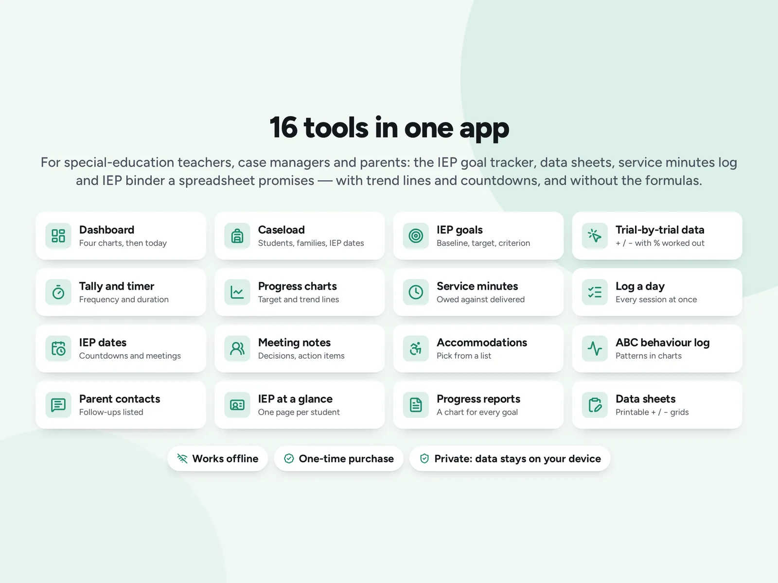 16 tools in one app