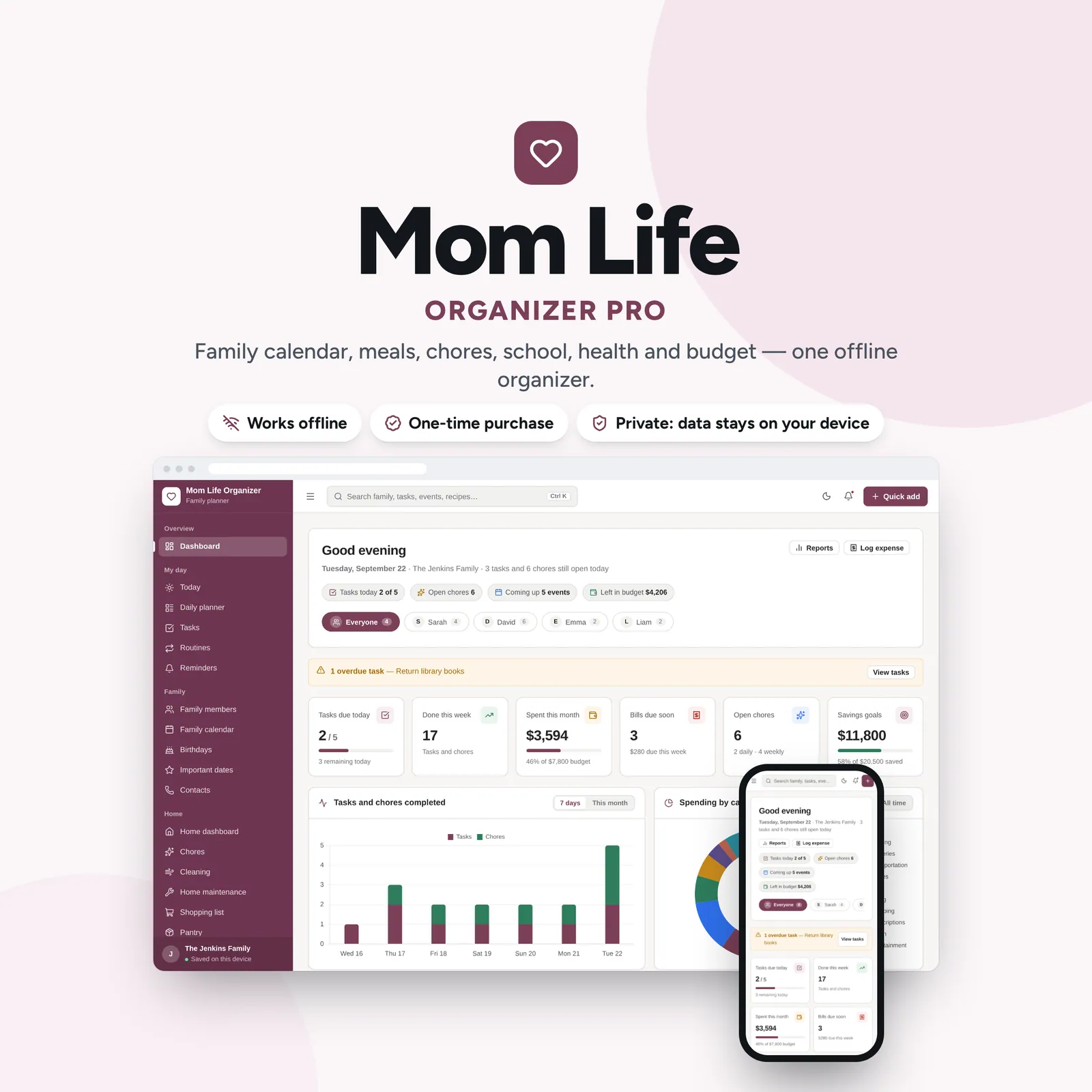 Mom Life Organizer: cover