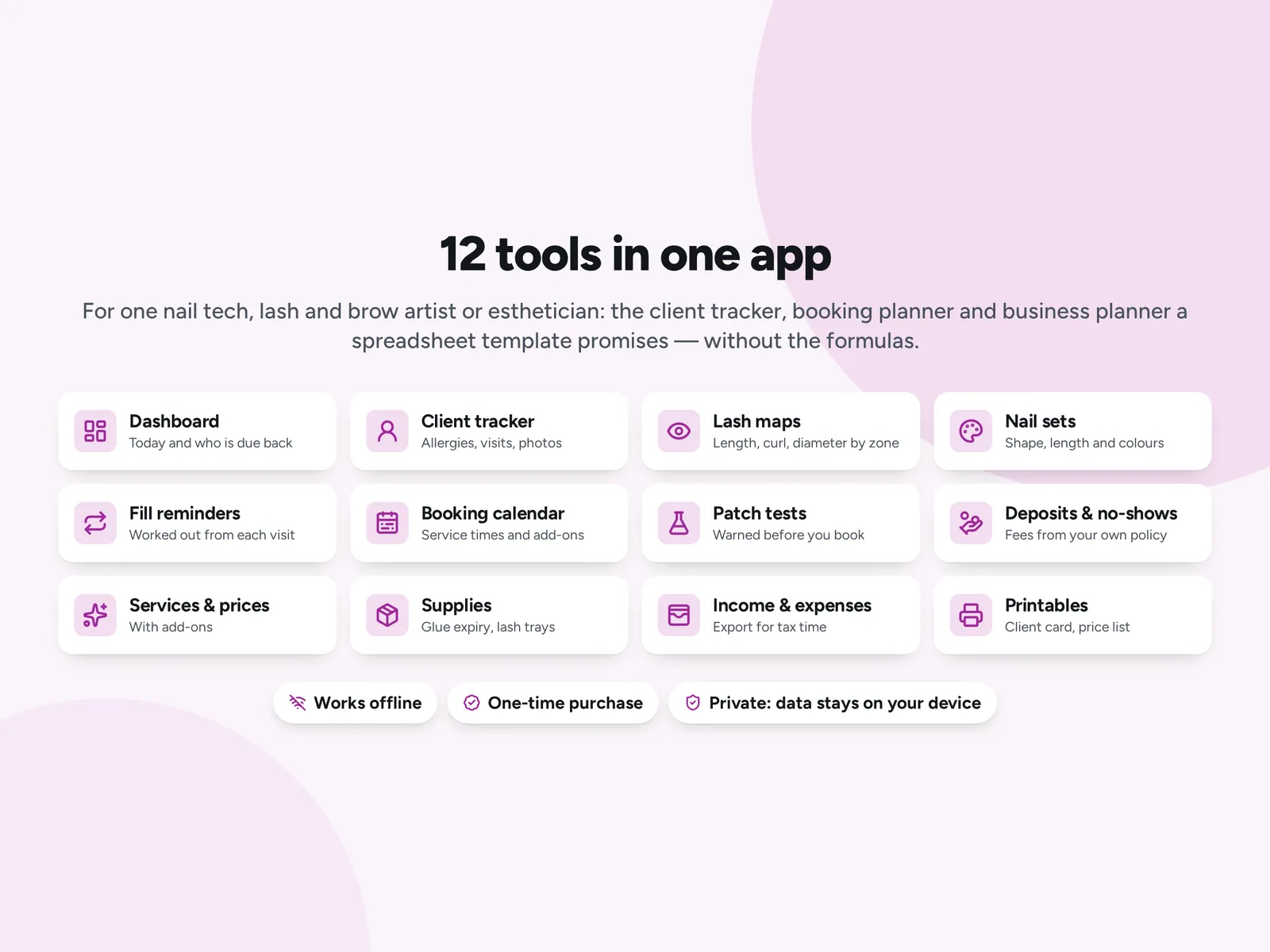 12 tools in one app