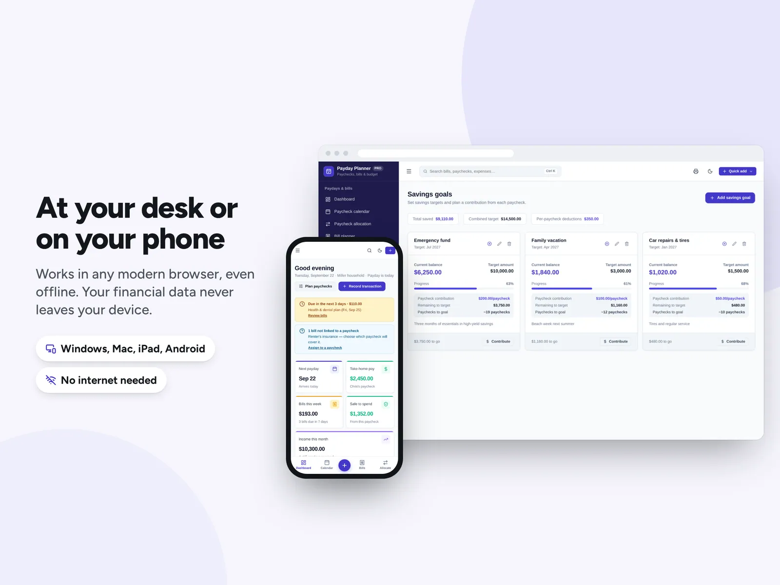 At your desk or on your phone