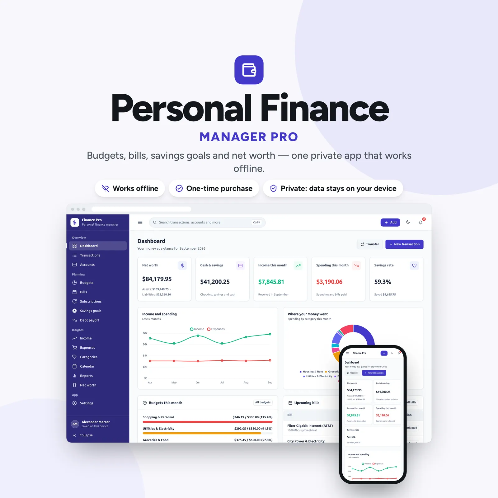 Personal Finance Manager: cover