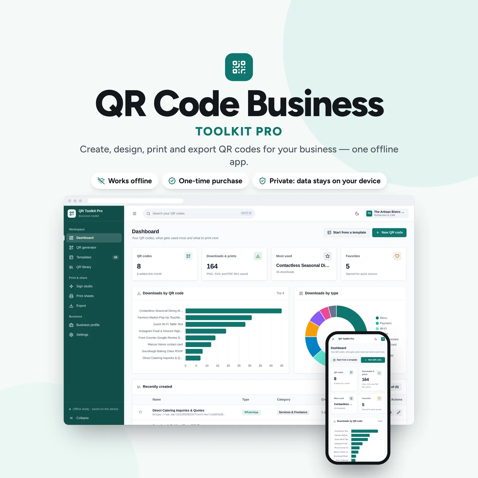 QR Code Business Toolkit: cover