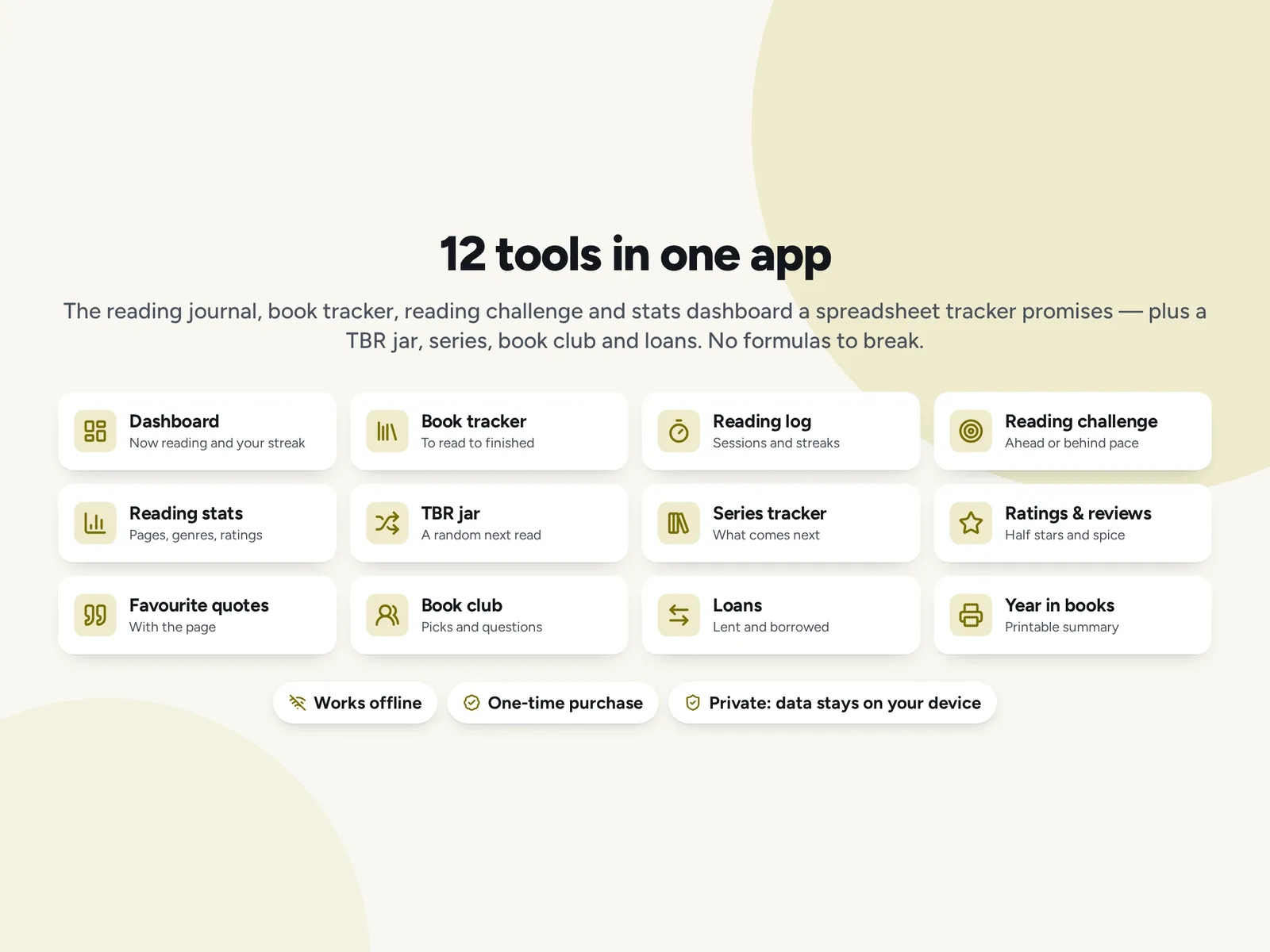 12 tools in one app