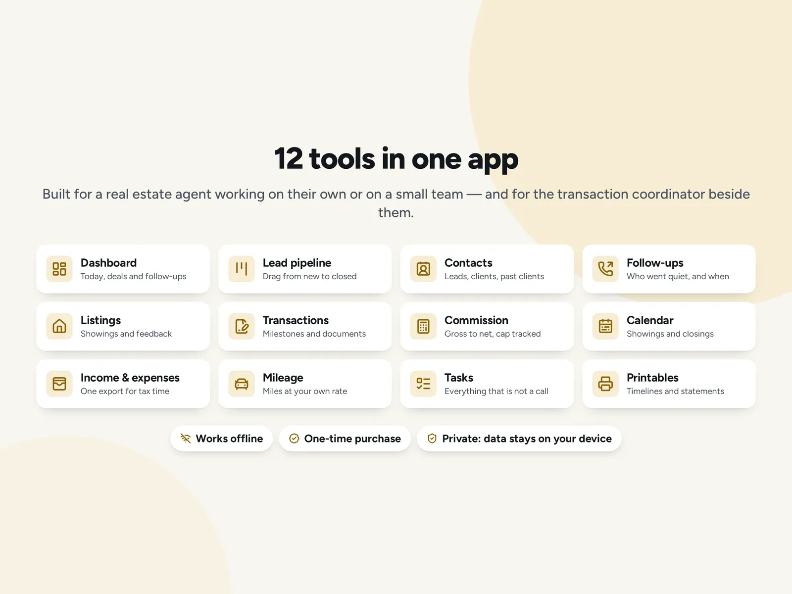 12 tools in one app