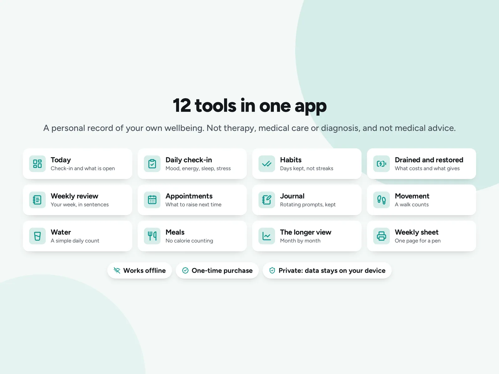 12 tools in one app