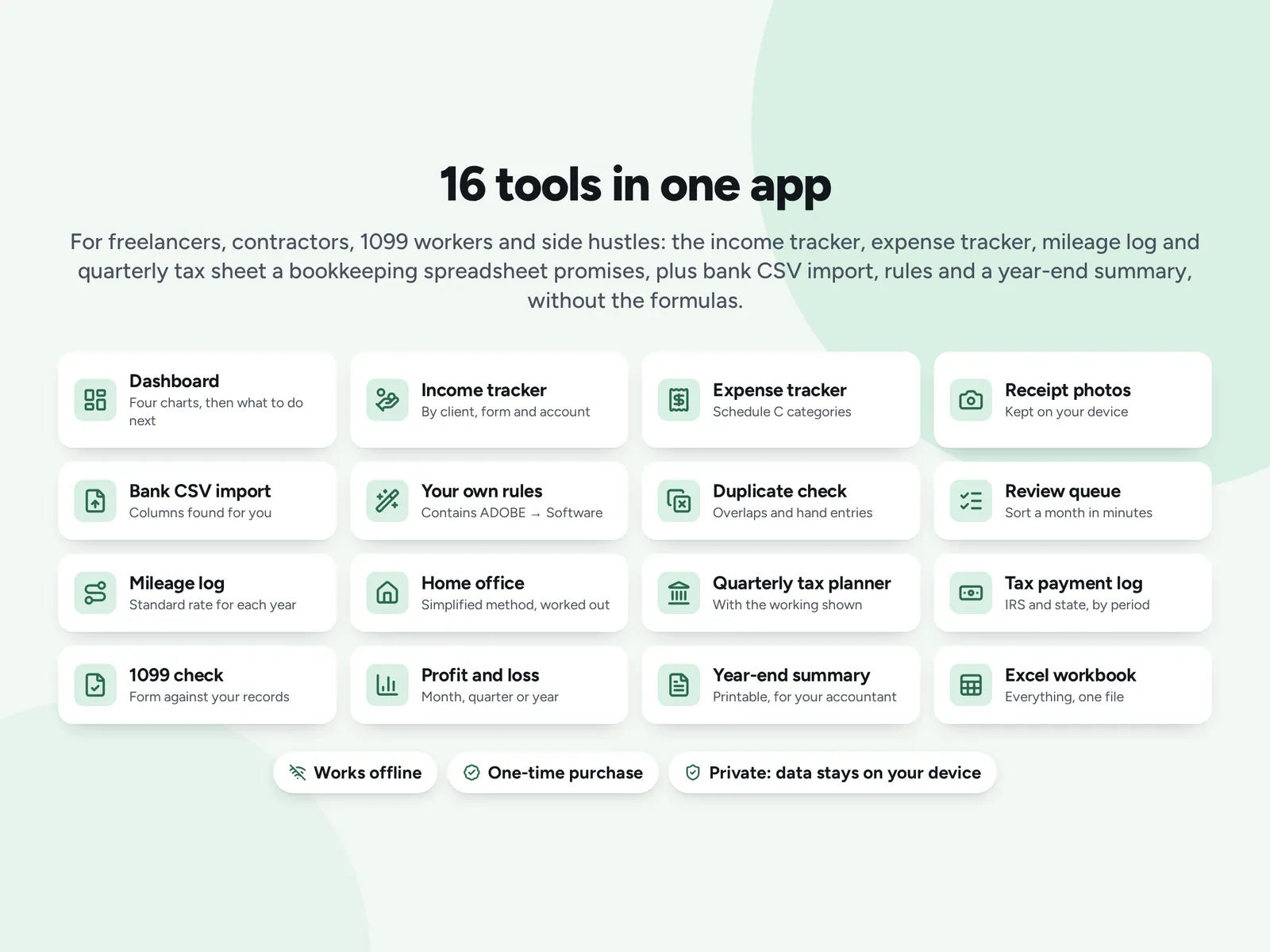 16 tools in one app