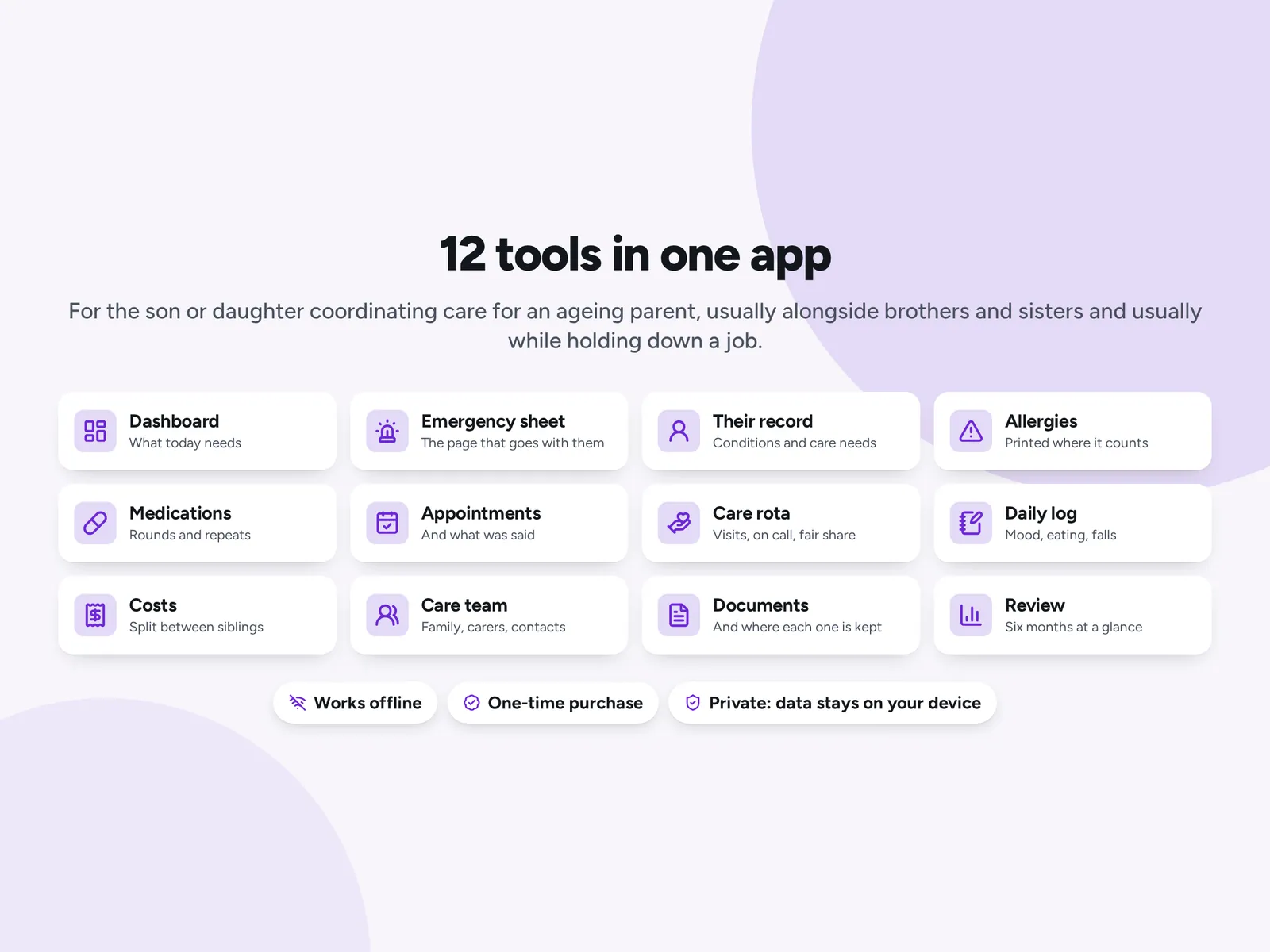 12 tools in one app