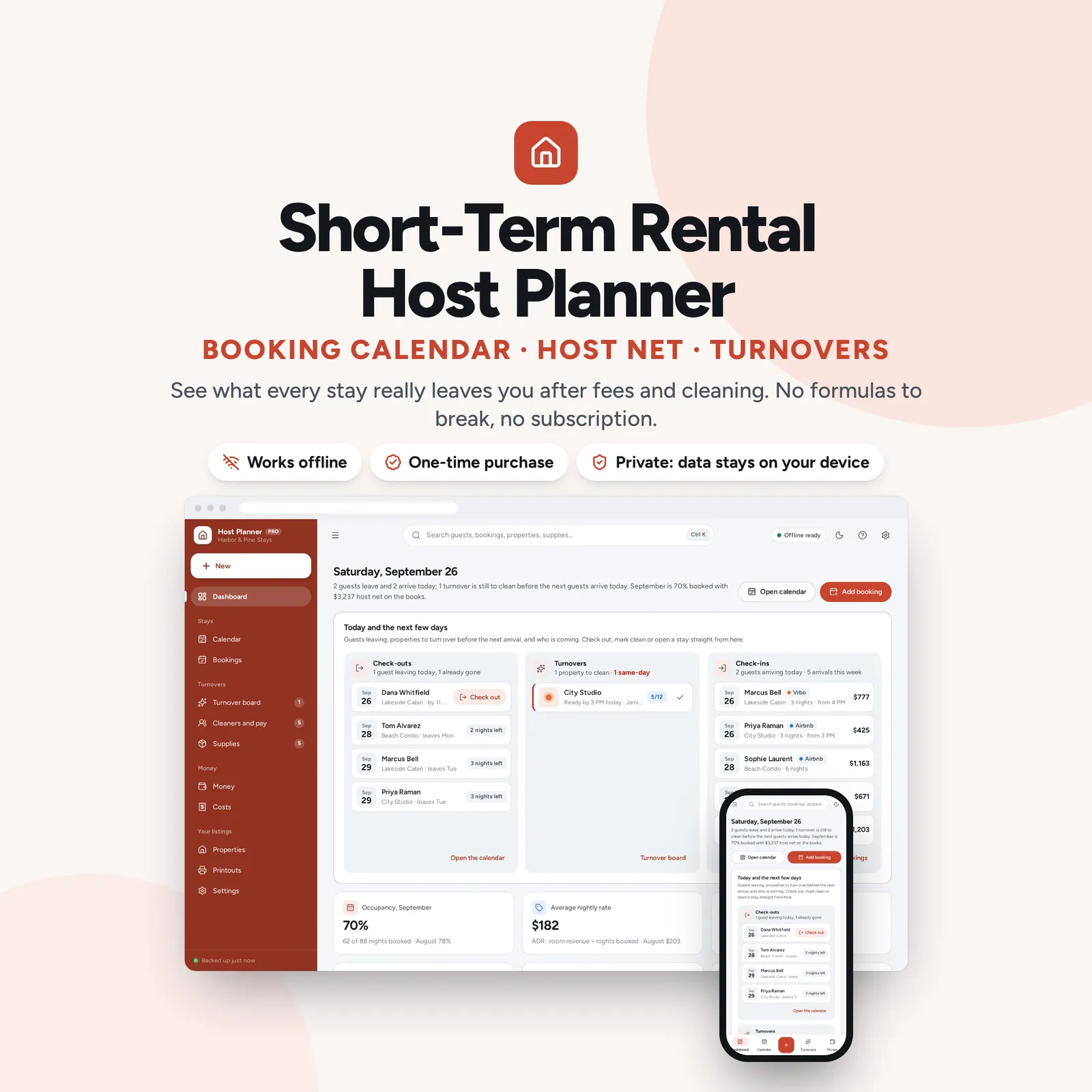Short-Term Rental Host Planner: cover