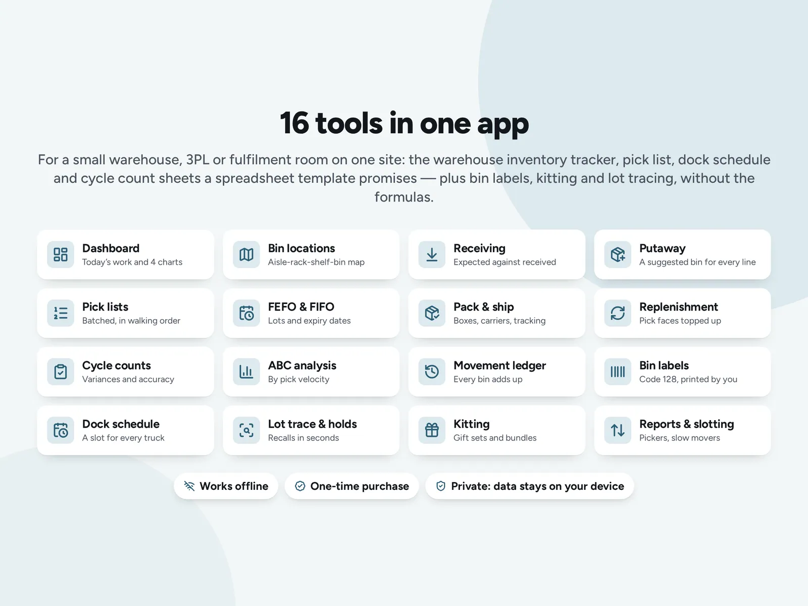 16 tools in one app