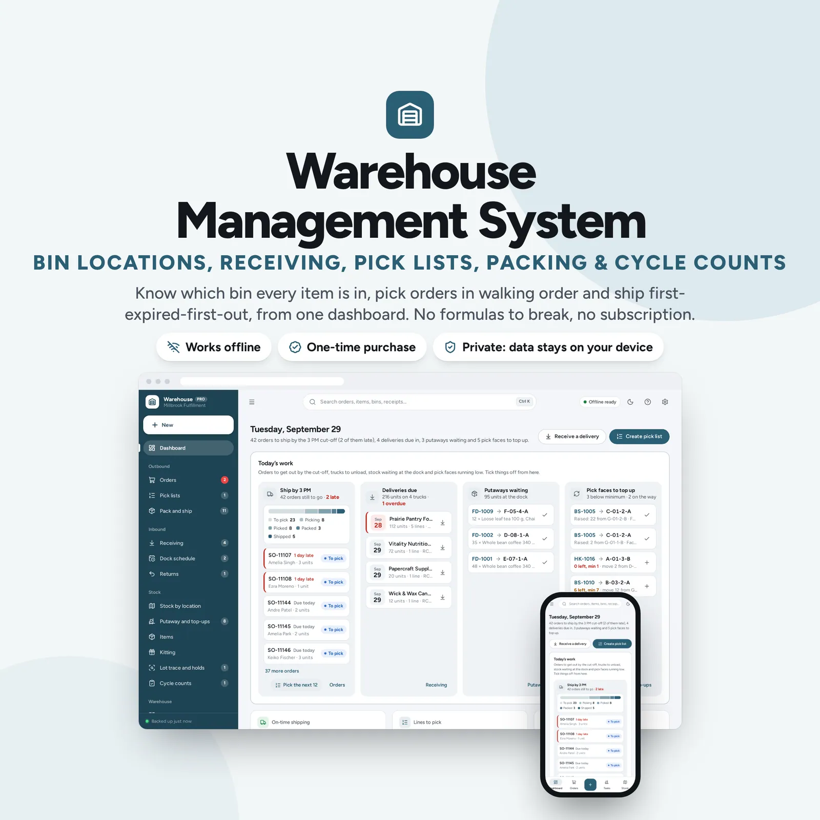 Warehouse Management System: cover